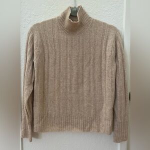 J Crew Ribbed Mockneck Sweater in Supersoft Yarn
